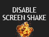 Disable Explosion Screen Shake