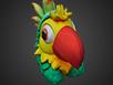 Parrot Plush Hat