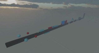 Sky Beam Parkour